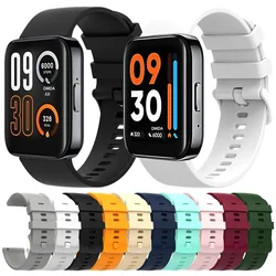 20m 22mm Bracelet for Realme Watch 3/2/S Pro Band Sports Silicone Watch Strap for Realme Watch 3 2 S Wristband Watch Accessories