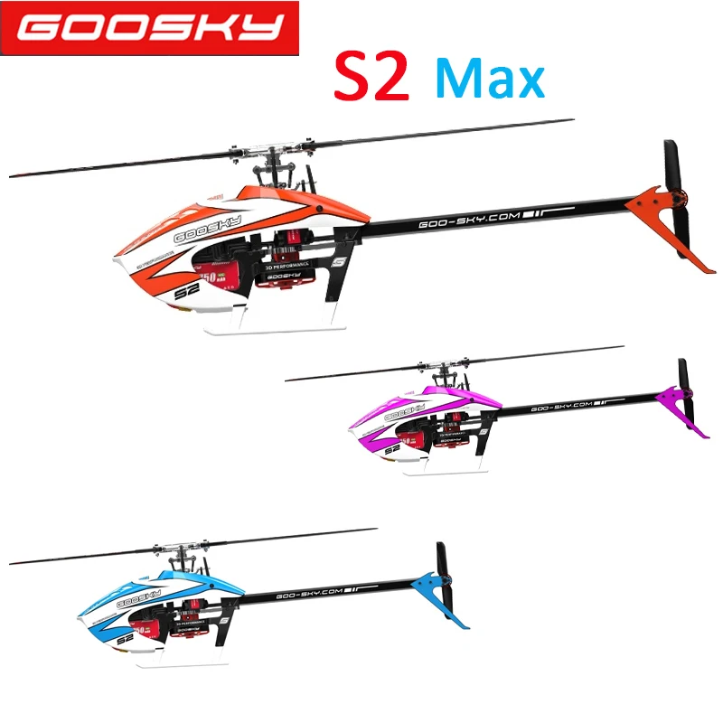 GOOSKY New S2 Max Dual Brushless Direct Drive RC 3D Stunt Helicopter BNF RTF Version Remote Controlled Adult Boy Toy Gift