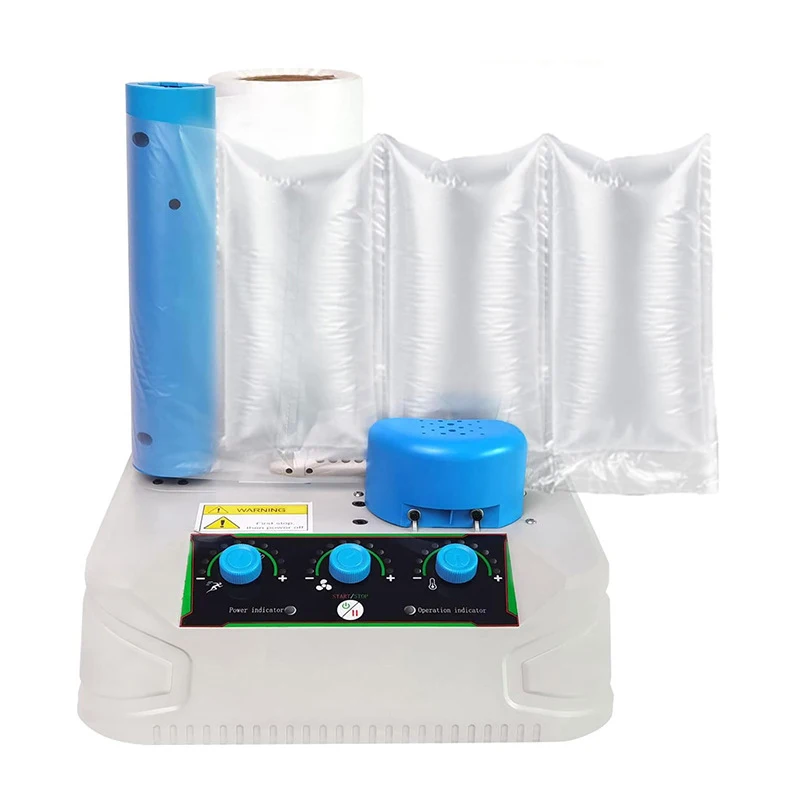 Multifunctional cushioning bubble machine, air cushion machine, gourd bubble air pillow inflator, filling bag inflator