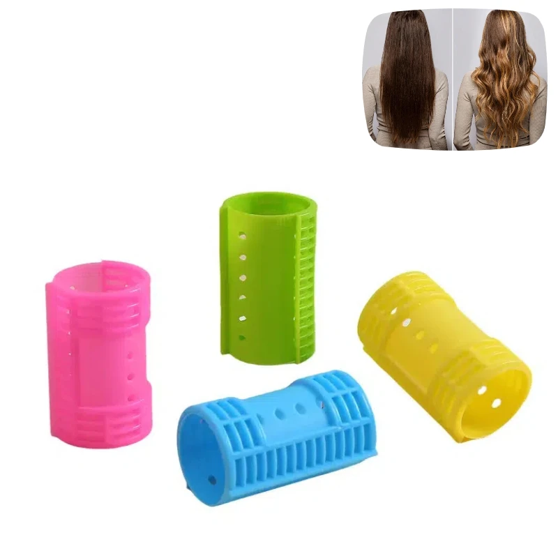 6/8/10/12/14Pcs Heatless Hair Curler Plastic Heatless Hair Rollers Lazy Curls Root Perm Rods Bangs Curling Rod Hair Styling Tool
