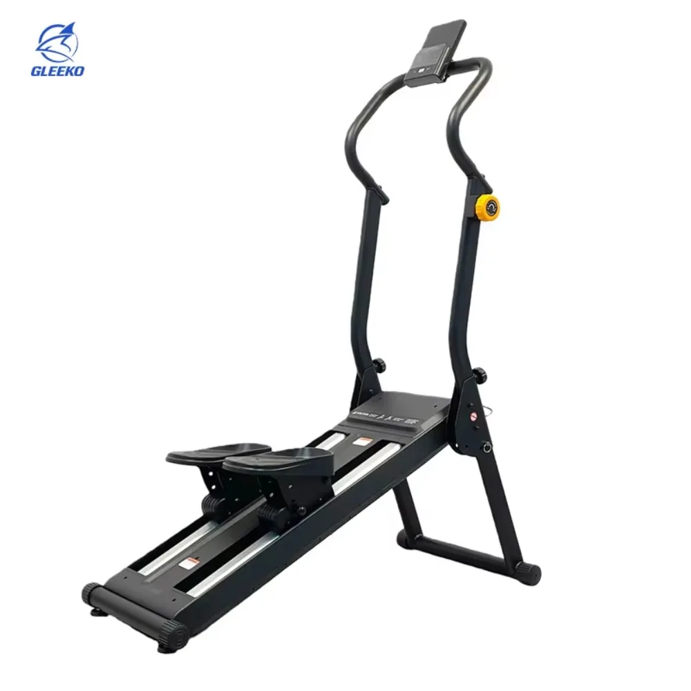 

Adjustable Foldable Steel Workout Machine Collapsible Home Use Aerobic Climbing Stair Climbers Stepper Magnetic Resistance