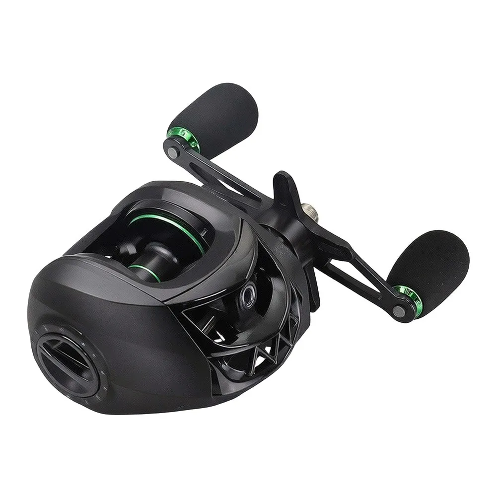 Baitcasting Reel Green 7.2:1 8kg 18+1BB Mag Anti-Backlash  Cup LH RH Aluminum Alloy Spool Fishing Wheel Fishing Accessories