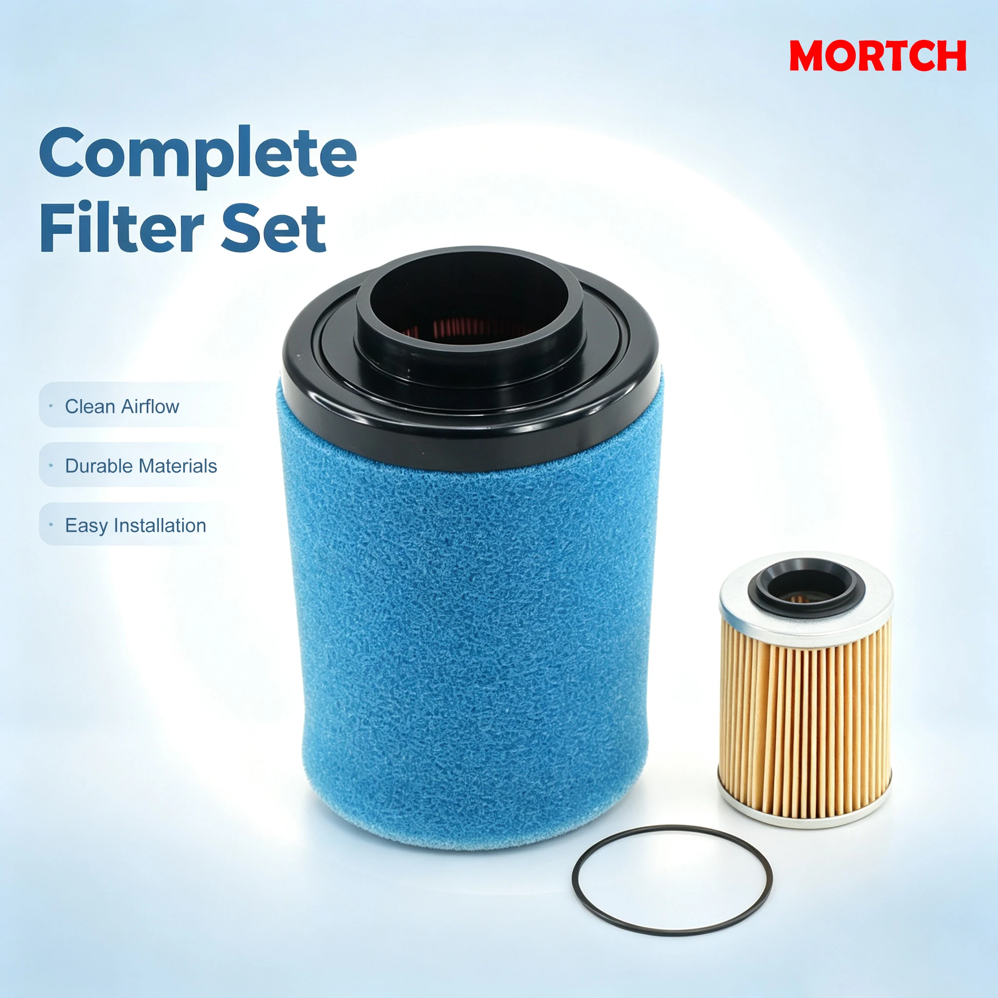 Air Filter & Oil Filter Set 0JYA-112000-A For CF MOTO CF1000ATR CF1000AU CF1000AZ ATV Air Oil Filter Element Replacement Kit