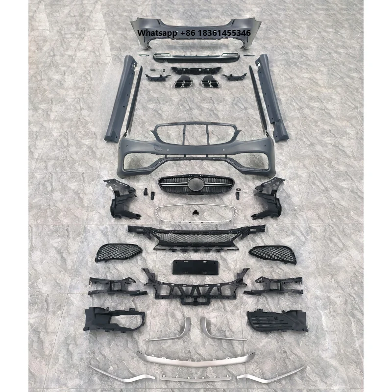 

S E Class W212 2014-2015 Glossy Black Bodykit