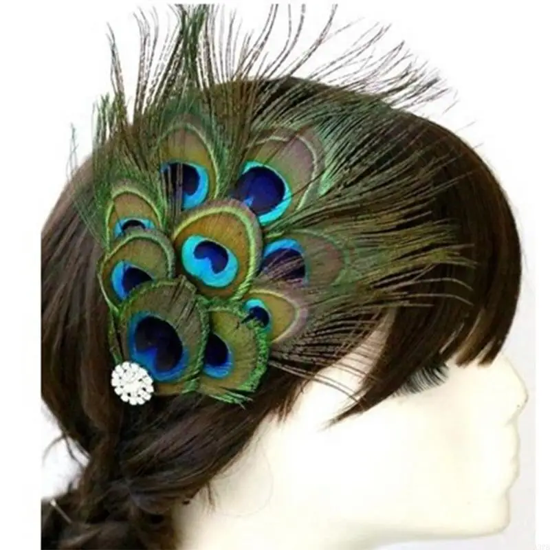 Elegant Flapper Fascinator 1920s Prom Dancer Headpiece for Special Event Wedding Engagement Night Headwear Hair Styling