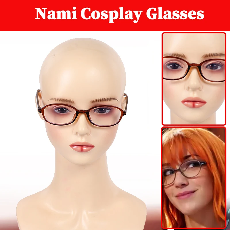 Gafas de Cosplay de Nami de One Piece (Versión Live Action 2026) para Mujer, Accesorios de Disfraz, Accesorios de Fantasía Femeninos, Traje de Halloween
