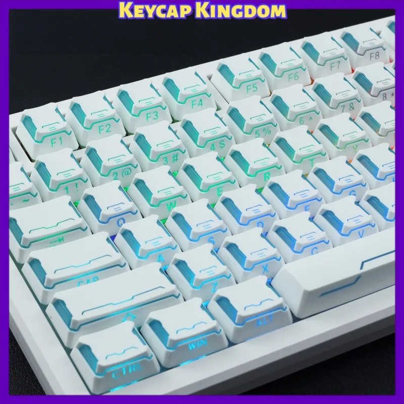 NEW Stellar Prism Mecha Style Keycaps Mechanical Keyboard Cherry Profile PBT Custom Keycaps PC Gaming Keyboard Accessories Gift