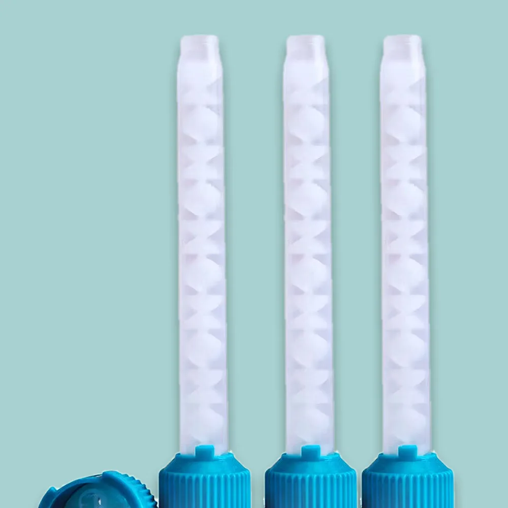 

7002 Dental Impression Mixing Tips 1:1 Silicone Rubber Conveying Mixing Head Tube Nozzle Dentistry Materials