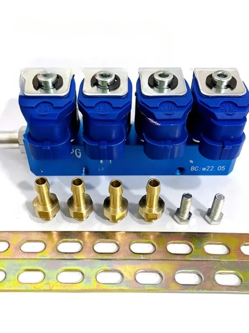 

Automotive Natural Gas Gas Injection Track Parts Automotive LPG Common Rail Kit Nozzle