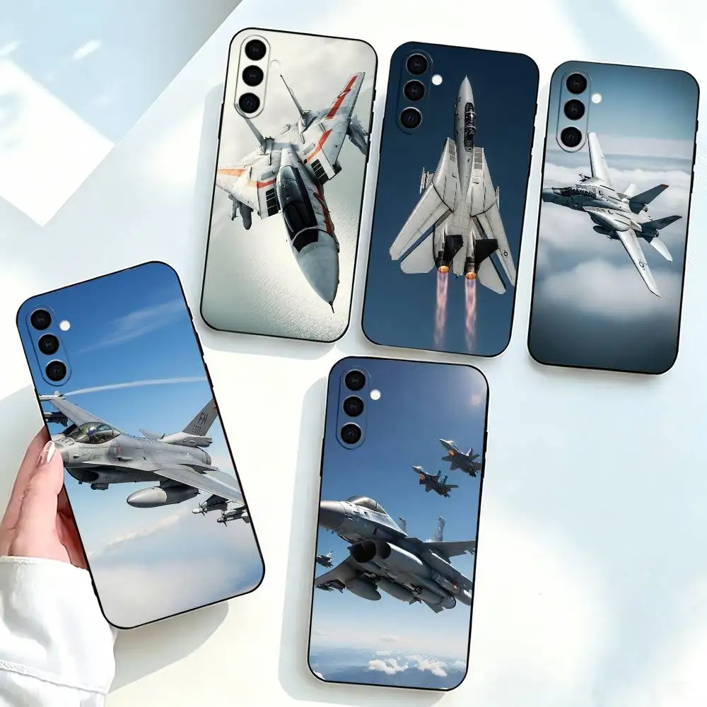 Funda para teléfono Cool Aircraft Robotech-h Macross-s para Samsung Galaxy A73,A72,A71,A70,A53,A52,A51, otras fundas negras suaves