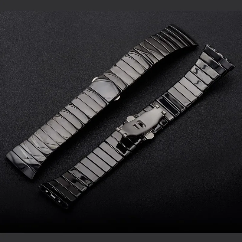 Ceramic Watch Strap For Rado Sintra Series Watchband Black Ceramic Bracelet Women and Men watchchain 17mm 26mm 29mm