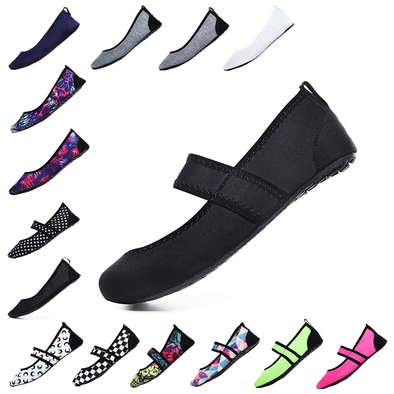 Zapatos de Pilates para mujer, zapatillas de Yoga para entrenamiento, calcetines planos para gimnasio, deportes de interior, entrenador de baile