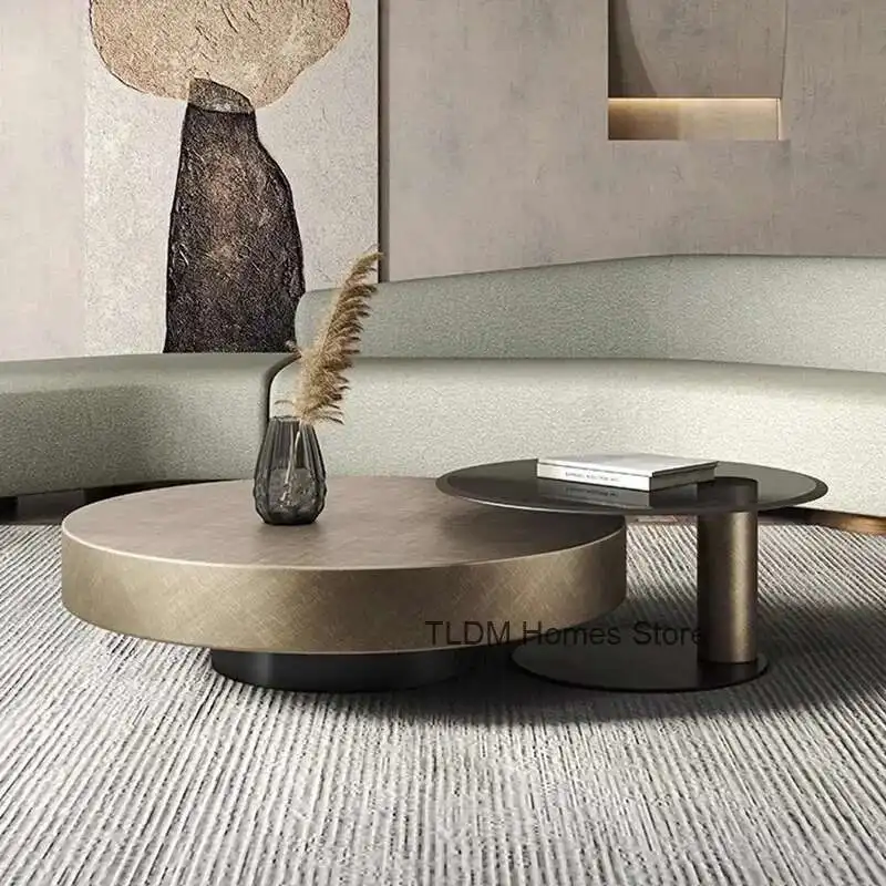 

Modern Design Coffee Tables Round Metal Luxury Living Room Coffee Tables Minimalist Nordic Stoliki Kawowe Home Furniture