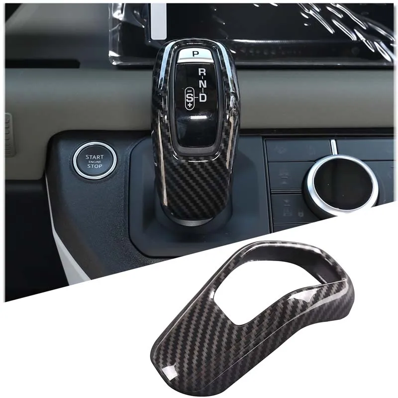 

ABS Car Gear Shift Knob Cover For Land Rover Defender L663 90 110 130 2020 2021 2022 2023 2024 2025 Accessories