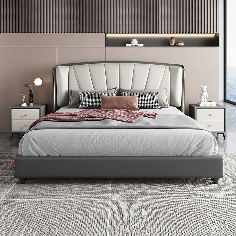 #Solid Wood Skeleton Bedding Set With Light Luxury  Various Colors in Stock