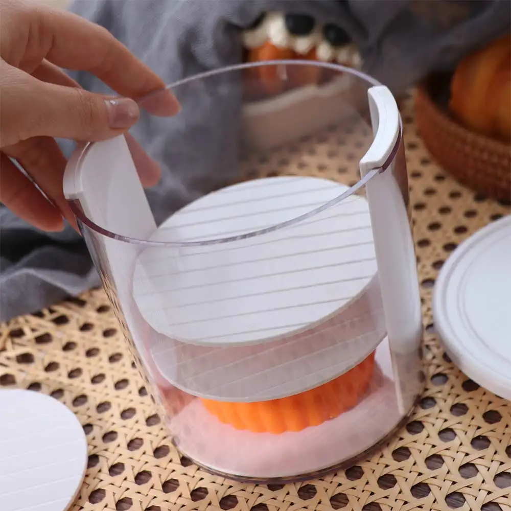 Patty Maker Tool Non-Stick Burger Patty Maker Reusable Practical Beef Press Mold Multi-Layer Freezable Hamburger Patty Box BBQ
