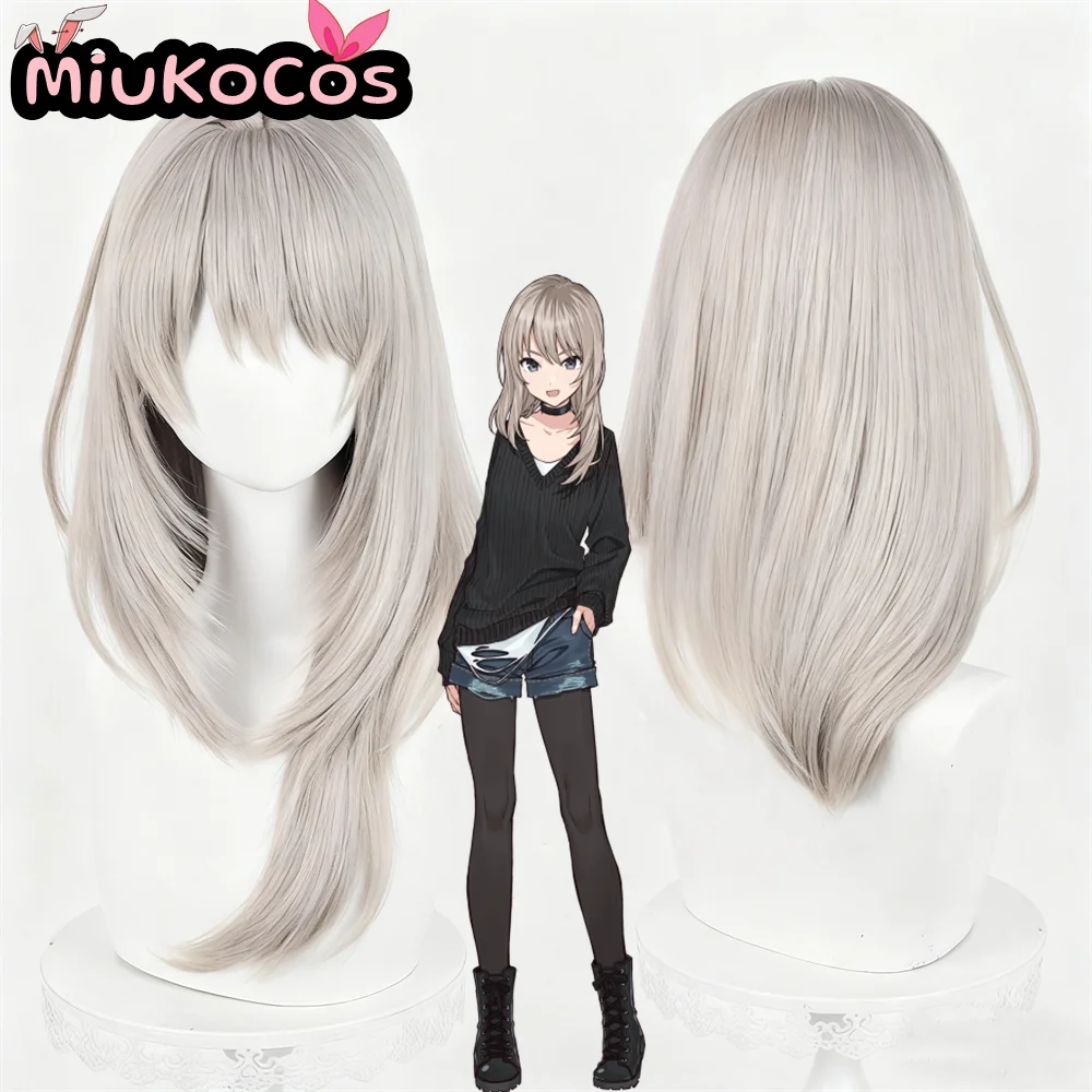 متوفر في المخزون Momoka Kawaragi شعر مستعار تأثيري MiukoCosplay أنيمي الفتيات الفرقة صرخة تأثيري