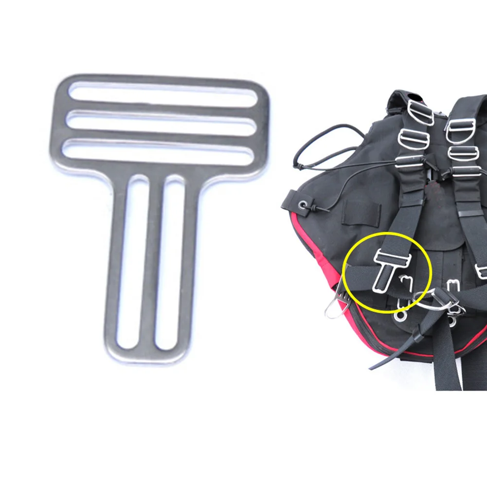 Buckle Weight Belt Slide Keeper Fits All Standard 2inch Outdoor Silver Swimming 316 Stainless Steel 60*90*2.5mm