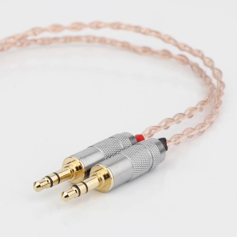 Cable de cobre de cristal único Hifi, Cable macho a hembra equilibrado de 4,4mm, 2x3,5mm, para REPRODUCTOR DE Pono PHA-3