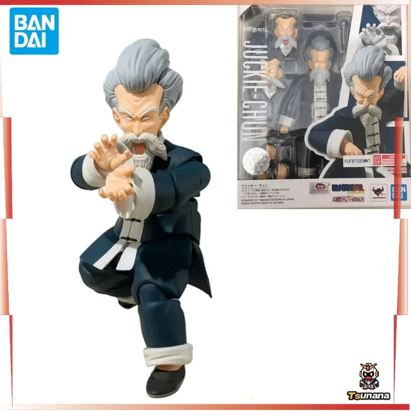 

In Stock Original Genuine Bandai S.H.Figuarts SHF Dragon Ball Juckie Chun Model Anime Action Figure Toy Collection Hoilday Gift