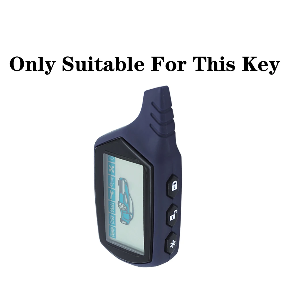 New Silicone Car Key Cover Bag For Starline A91 A61 V7 B9 B6 Two Way Car Alarm System LCD Remote Fobs Shell Case Protector Skin