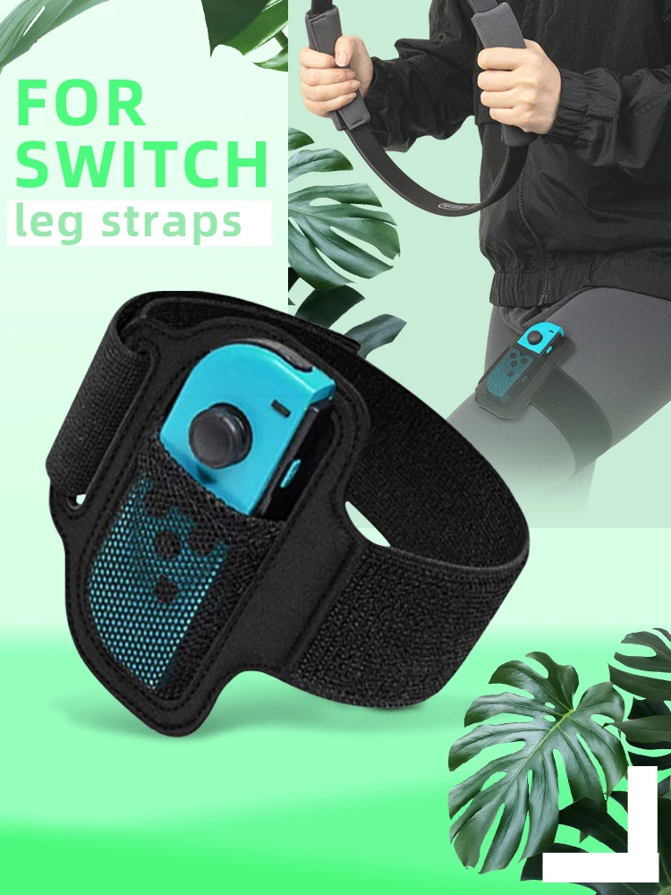 DATA FROG For Switch Leg Straps Ring Fit Adventure Leg Nintendo Adjustable Elastic Sports Straps Ring Big Adventure for Switch