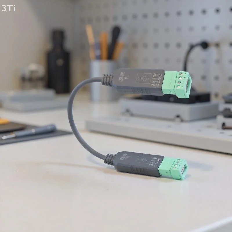 Premium USB to 485 Serial Communication Unit, Industrial Grade CH340, PLC Serial Port Converter Module