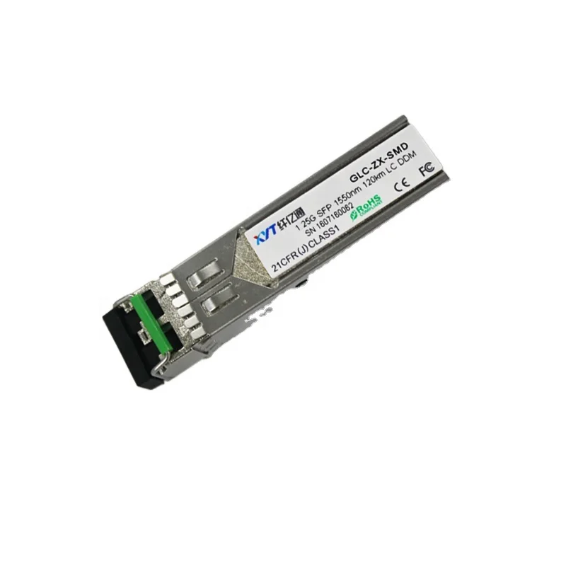 155M SFP 1550nm 120km Dual Fiber with DDM LC Connector Compatible with Mikrotik ,Raisecom,,TP-Link,Ruijie, Optic Switch