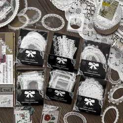 30 Sheets PET Alice Sleepwalking Wonderland DIY Stick Labels Decorative Hand Made Scrapbooking Junk Journal Supplies