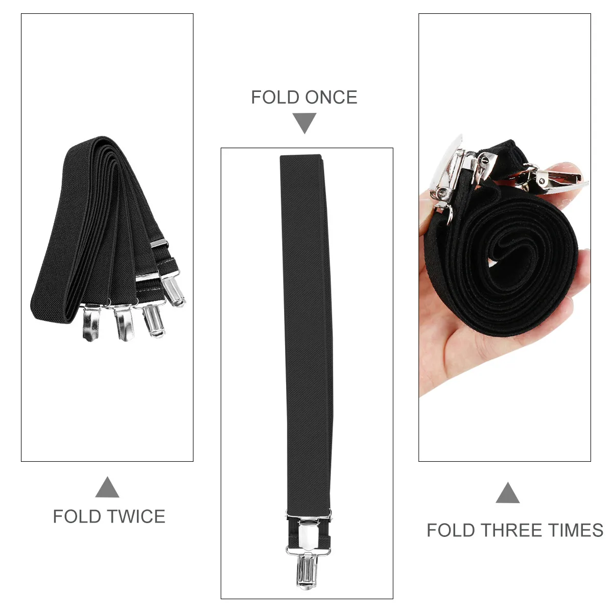 

2Pcs Children Glove Clip Adjustable Elastic Gloves Catcher Gloves Holder Hat Clip Outdoor Winter Mittens Protector Black