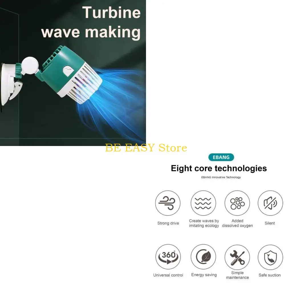 

E28F Double -Head Aquariums Waves High Power Water Quiet Performances for Home