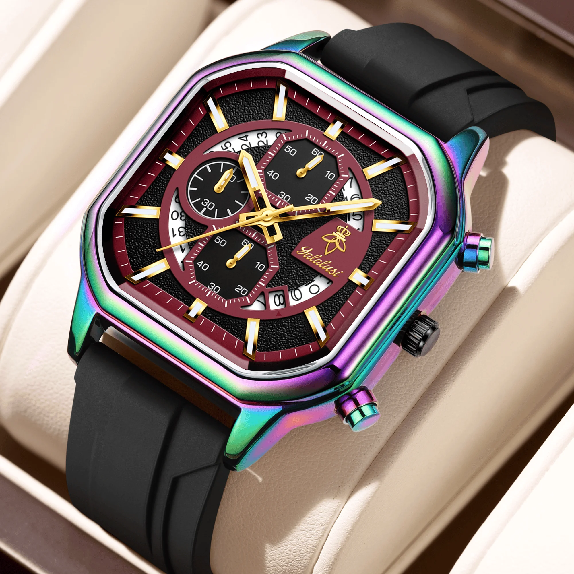 YaLaLuSiMen's Fashionable Casual Sports Luminous Wristwatch Water-Resistant Timepiece Gift Reloj Mujer Montre Reloj Hombre