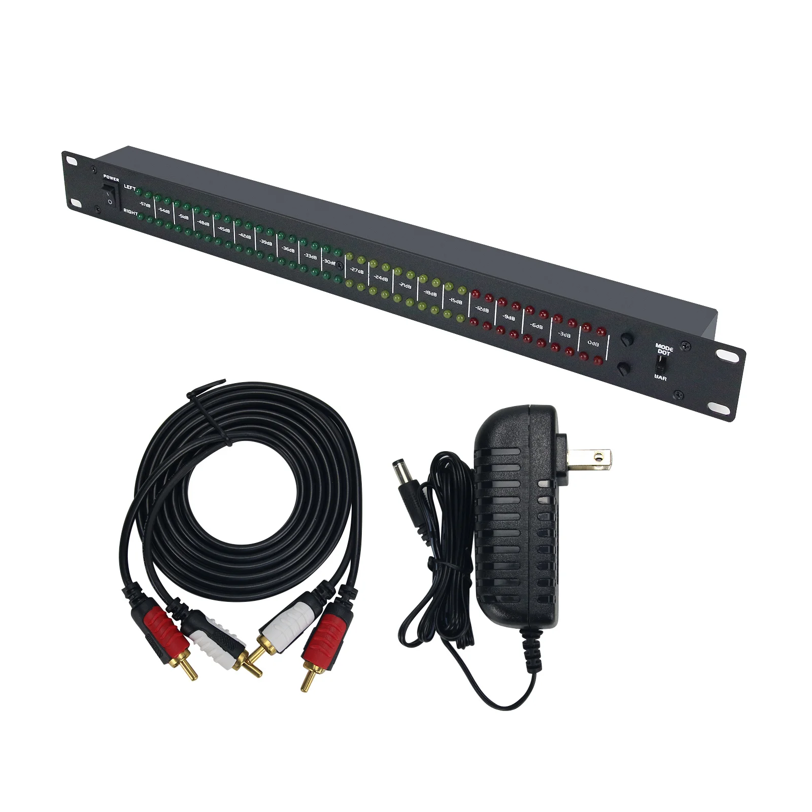 

DB100 Black Wire Control DB Meter Display VU Meter Home Stage Amplifier Volume Level Monitor