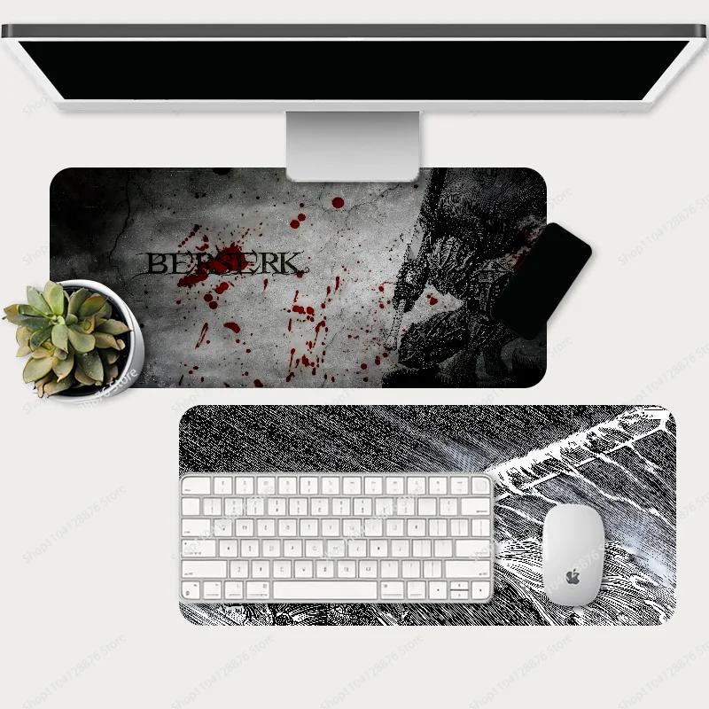 Anime berserk Mousepad Gaming Mouse pad Gamer Pc Accessories Deskmat Keyboard Mat Desk Protector Mause Pads