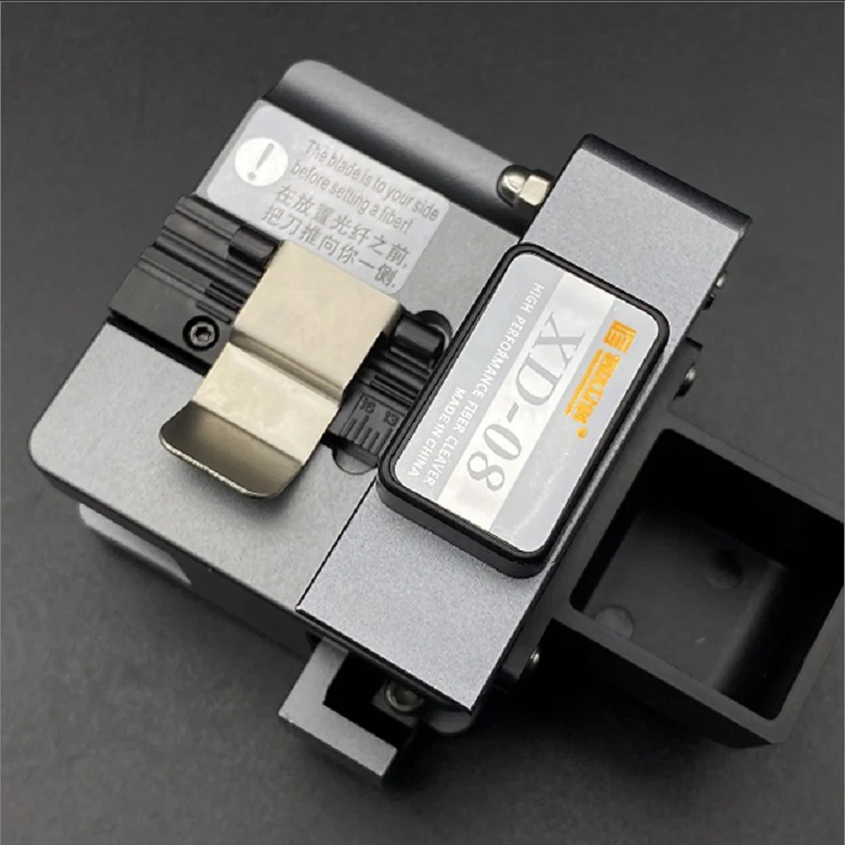 Fiber Cleaver Black XD-08 Cable Cutting Knife FTTH Hot Melt Connection Optic Knife Tools Cutter High Precision Cleavers