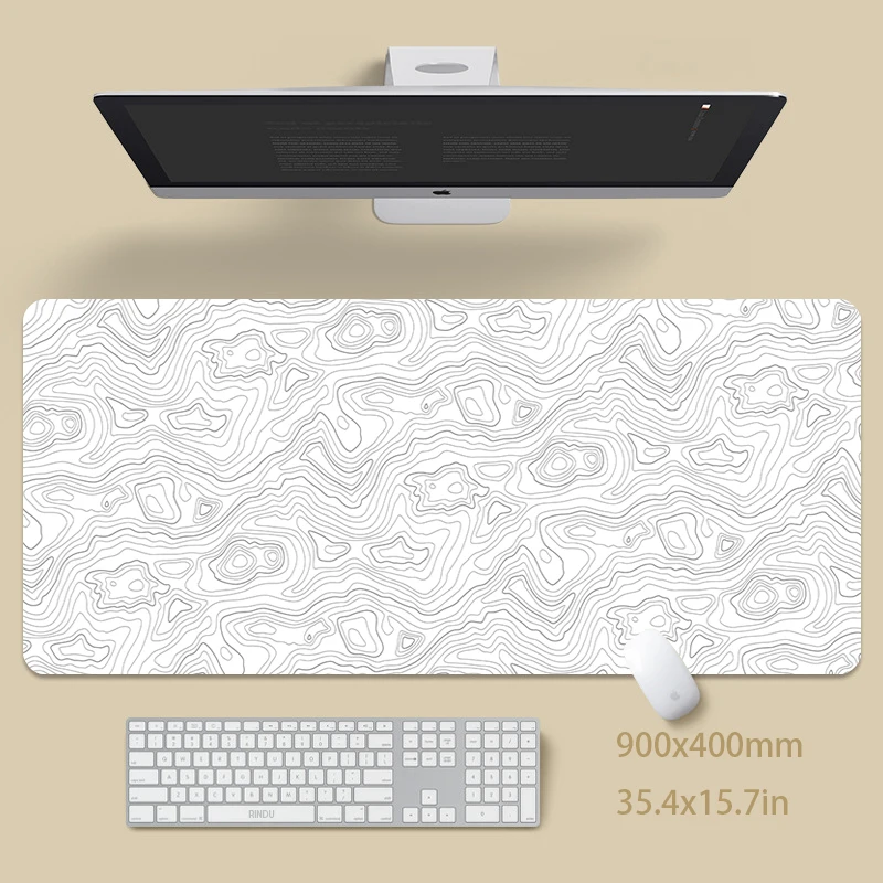 

White Desk Mats Gamer Mousepads Mouse Pads Office Desk Pad Large Mousepad Black Mouse Mat For Computer Table Carpet Mousepads