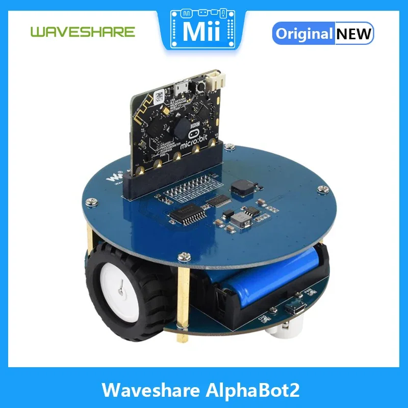 Waveshare AlphaBot2 Robot Building Kit Based On BBC micro:bit original version, or micro:bit V2, or accessories only