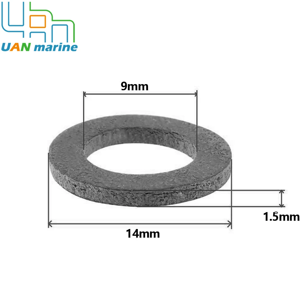 20 pcs 307552 Drain Screw Gasket for Johnson Evinrude OMC & Mercury Mercruiser Outboard 12-19183 12-20260 Sierra 18-29451-9
