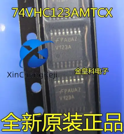

30 шт. оригинальный новый 74VHC123AMTCX V123A многочастотный генератор TSSOP16