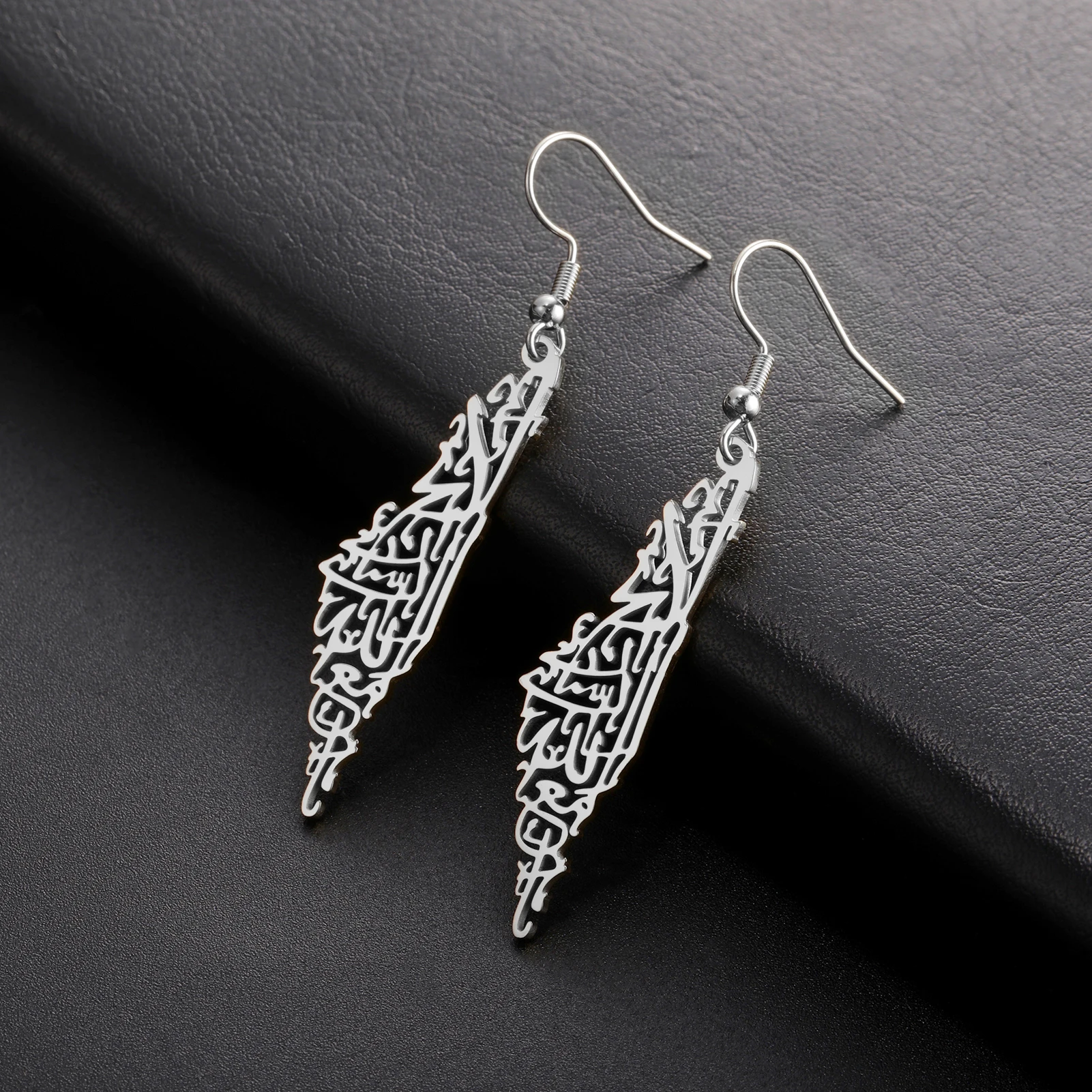 Israel Map Drop Earrings for Women Stainless Steel Gold Color Pendant Earrings Jewish Jewelry Gift Wholesale 2026 New