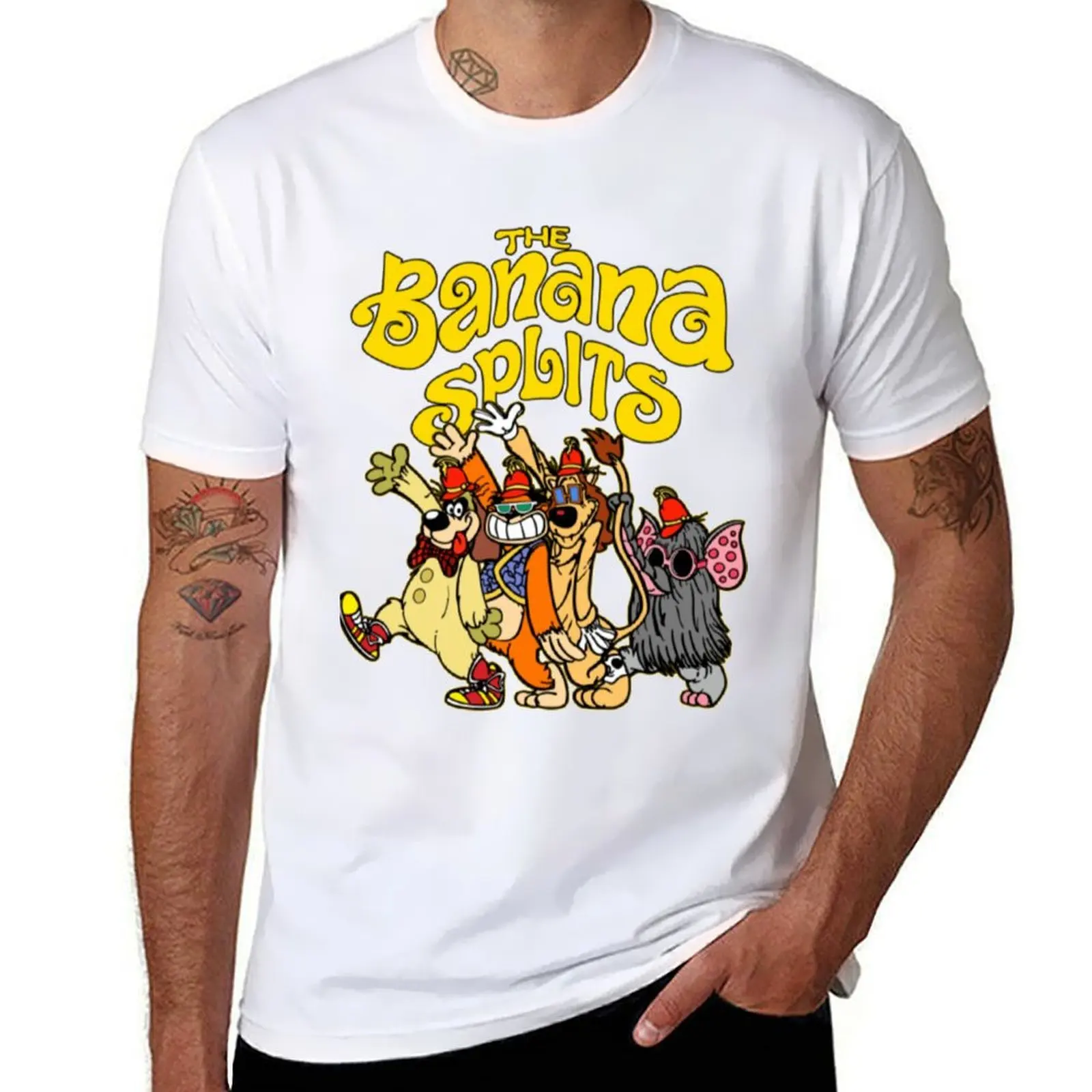 

Banana Splits T-Shirt essential t shirt t shirts for man slim fit T-Shirt