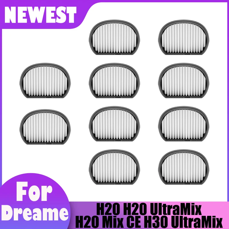 Kit de filtros de taza de polvo para aspiradora Dreame H20 H20 UltraMix H20 Mix CE H30 UltraMix, cartucho de repuesto, depurador de suelo