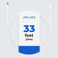 Cable de extensión de alimentación IMILAB de 33 pies/10 m, compatible con adaptador de 12 V CC, diseñado para cámaras exteriores