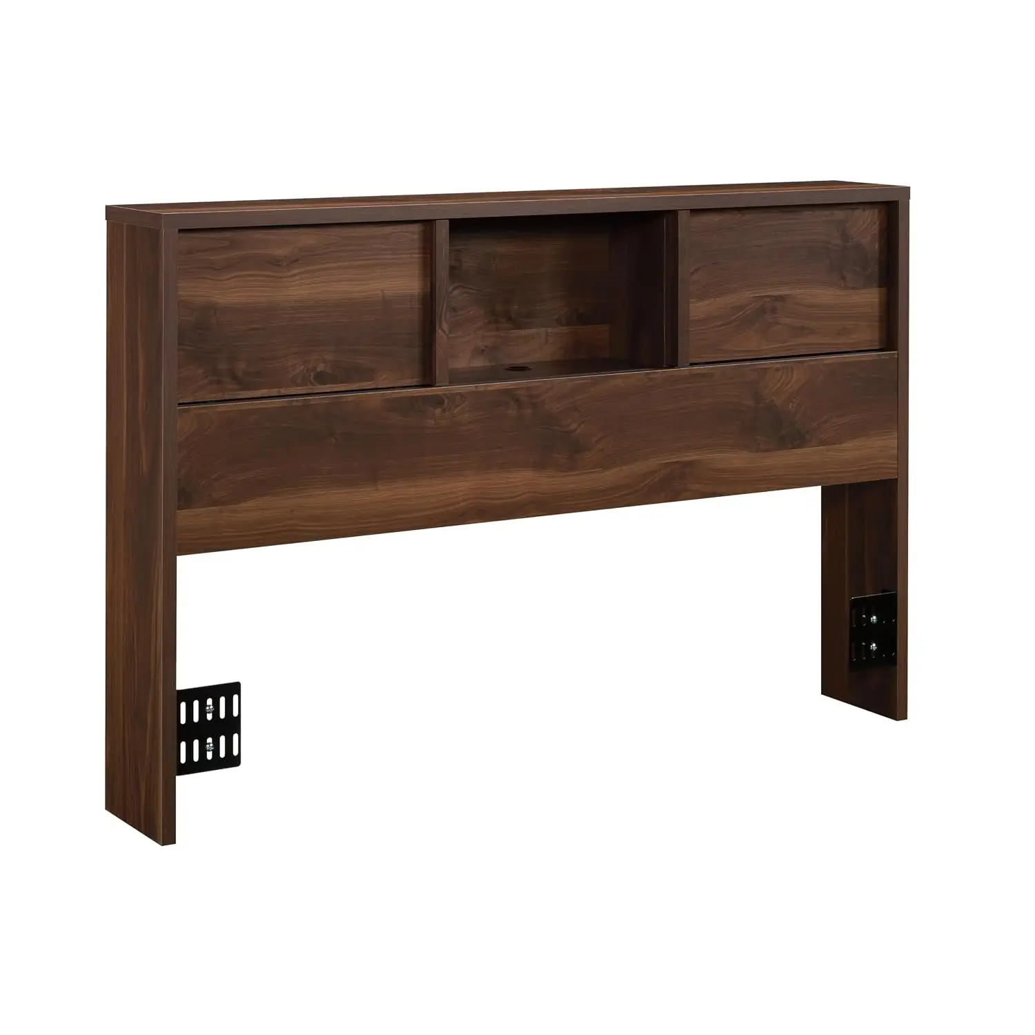 Full-Queen Headboard Wooden Panel Bed Headboard Modern Bedroom Furniture Grand Walnut Finish, Customized