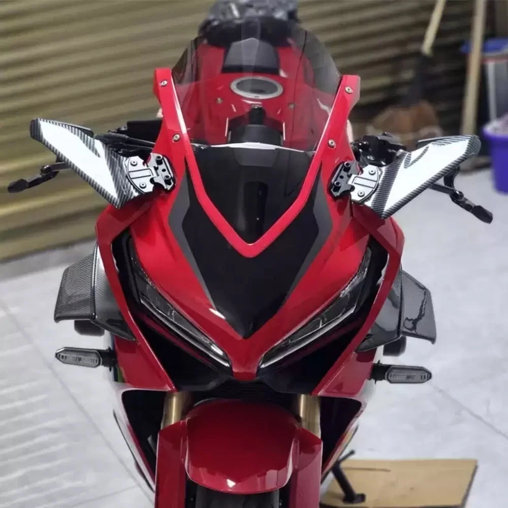 High-quality spare parts for KOVE 321RR and KOVE 250RR motorcycles, including rearview mirrors (left and right sides).