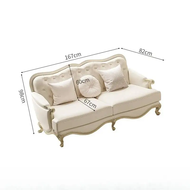 Elegant Individual Sofa Vintage Luxury Glamour Living Room Sofas Chaise Lounge L Shape Couch Wohnzimmer Furniture Home