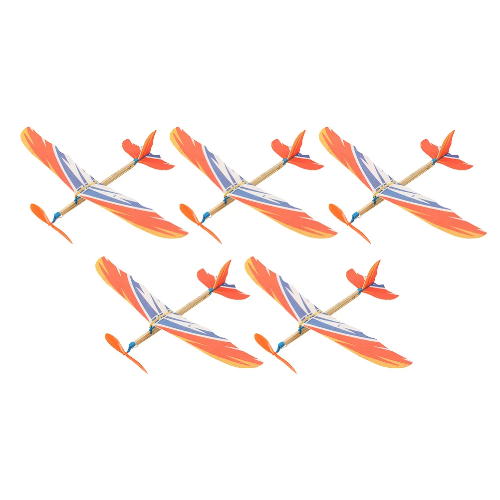 

5 Pcs Foam Glider DIY Airplane Toys Kids Aeroplane Handmade Outdoor for Gift Children
