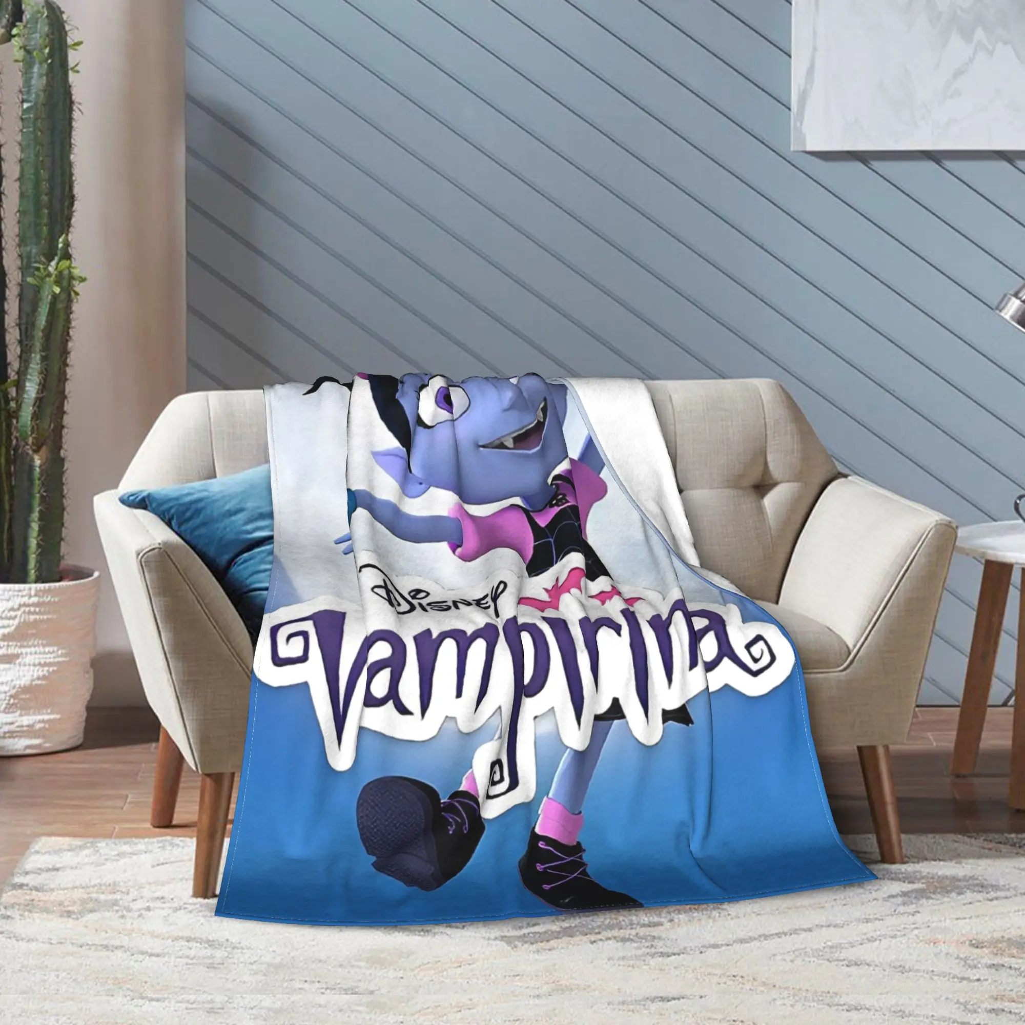 Vampirina في سن المراهقة بطانية مصاص دماء دافئ لينة رمي البطانيات للأريكة 50x60 بوصة متعددة الحجم الفراش يلقي #1