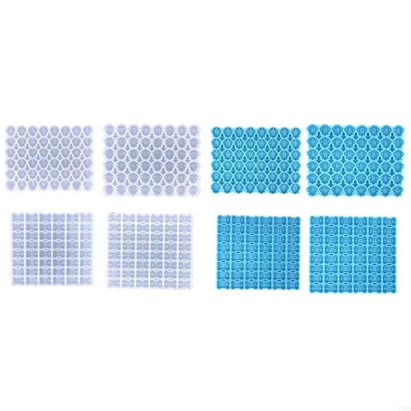 

M76B Алфавитная силиконовая плесень Серьги для подвесной плесени