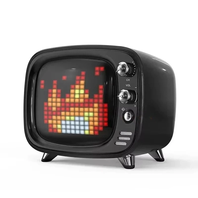 Bluetooth Speaker Pixel Retro Small TV Personality